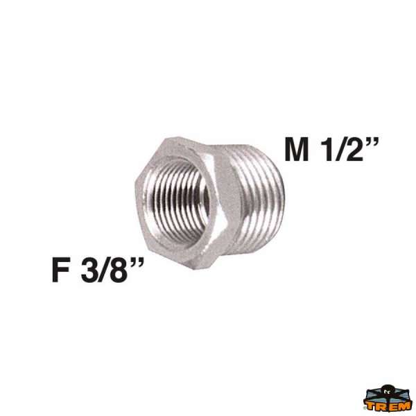 Adattatore per tubi doccia  da 3/8 a 1/2