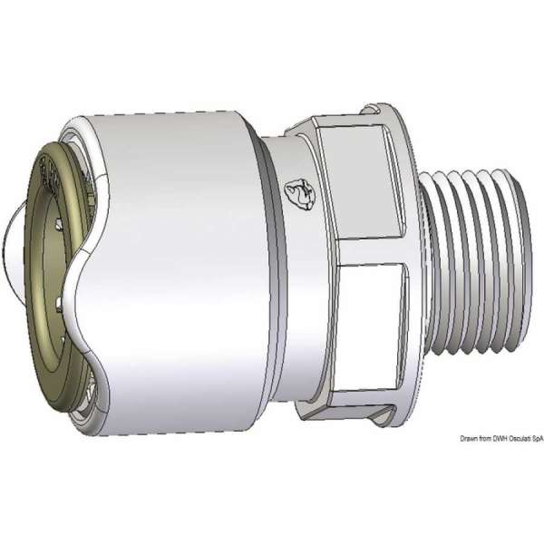 Adattatore WHALE da 3/8” BSP maschio