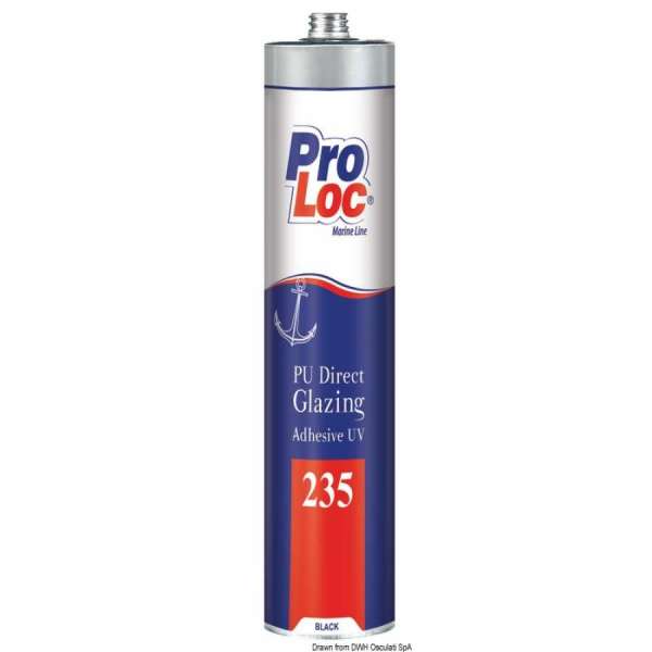 Adesivo poliuretanico per incollaggio finestrature e oblò UV resistente PROLOC 235