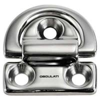Anelli abbattibili Folding Pad Eyes con anello forgiato HT