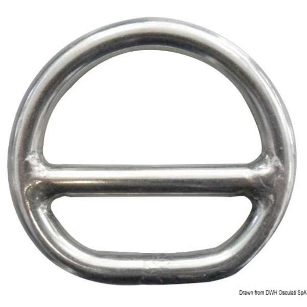 Anello mezzo tondo con barretta per zerli