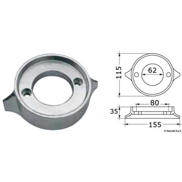 Anodo a collare piede AQ200/290
