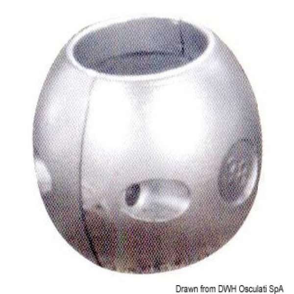 Anodo in zinco barra accoppiamento DPH/DPR