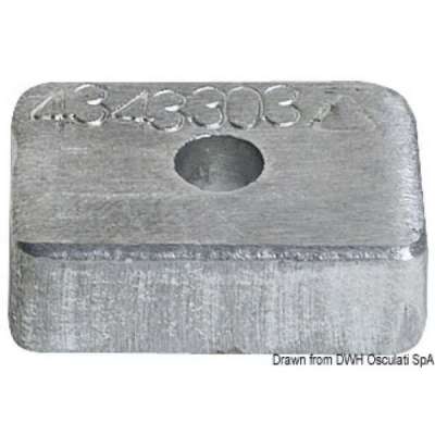 Anodo per Mercury 4/5/6 HP