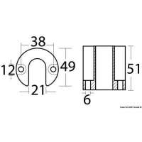 Anodo piede per Bravo/Blackhawk