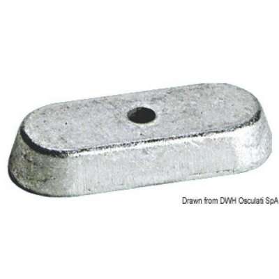 Anodo piede per motori Yamaha 6/8/9,9 HP 4 tempi