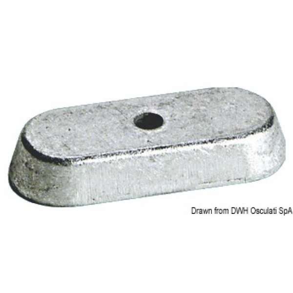 Anodo piede per motori Yamaha 6/8/9,9 HP 4 tempi