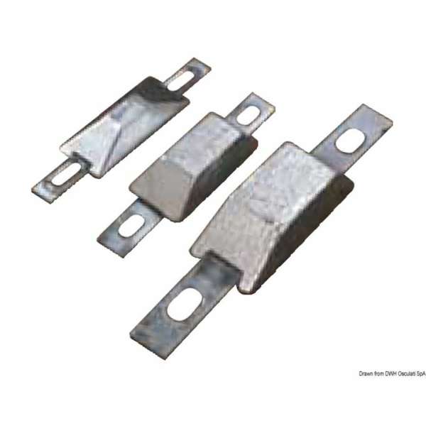 Anodo rettangolare con inserto