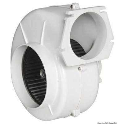 Aspiratore centrifugo per fissaggio a parete, omologato RINA