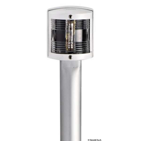 Asta Classic estraibile in alluminio con fanale di prua