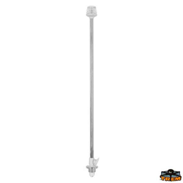 Asta Fanale 360° al Led estraibile in piano EASY LED Bianco