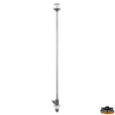Asta Fanale 360° al Led estraibile in piano EASY LED Nero