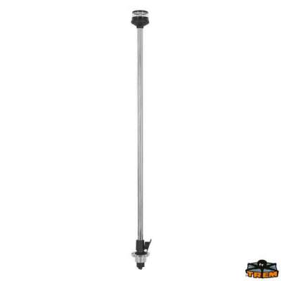 Asta Fanale al Led attacco in piano Gemini 360 Nero