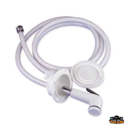 Box doccia con doccia a pulsante