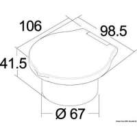 Box doccia Elegant con doccia a pulsante Mizar
