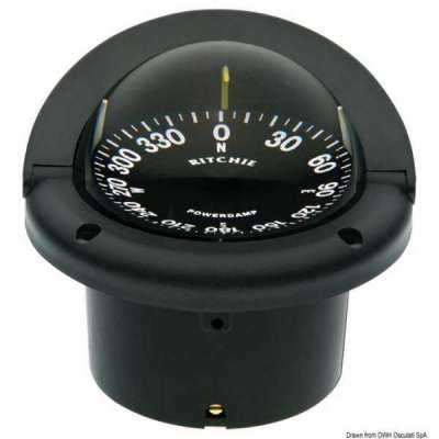 Bussole RITCHIE Helmsman 3 3/4 (94 mm) con compensatori e luce