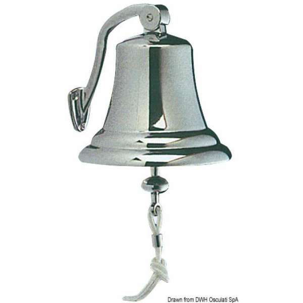 Campana regolamentare in ottone cromato