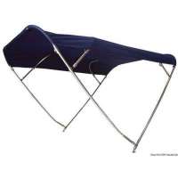 Capottina parasole pieghevole SHADE MASTER FLY INOX DEEPTH, 4 archi