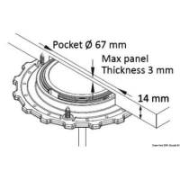Caricabatterie wireless stagno ROKK 10 W
