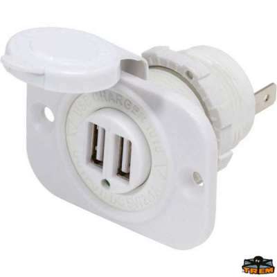 Caricatore con doppia porta USB