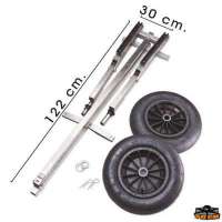 Carrello pieghevole in acciaio inox