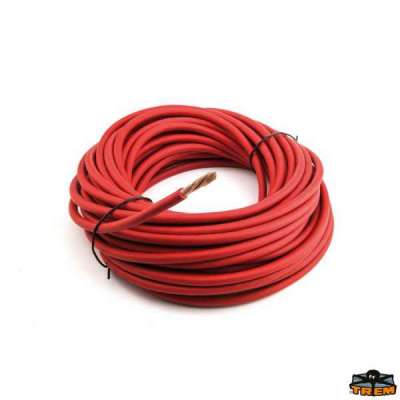 Cavo batterie flessibili H07V-K colore rosso 25 metri