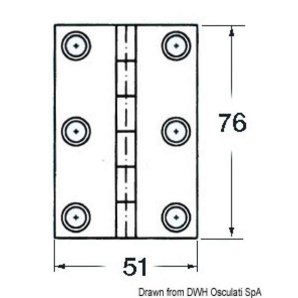 Cerniera 1,7 mm