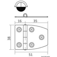 Cerniera 1,7 mm