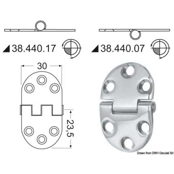 Cerniera 2 mm 