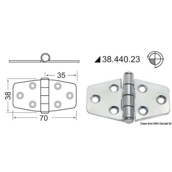 Cerniera 2 mm