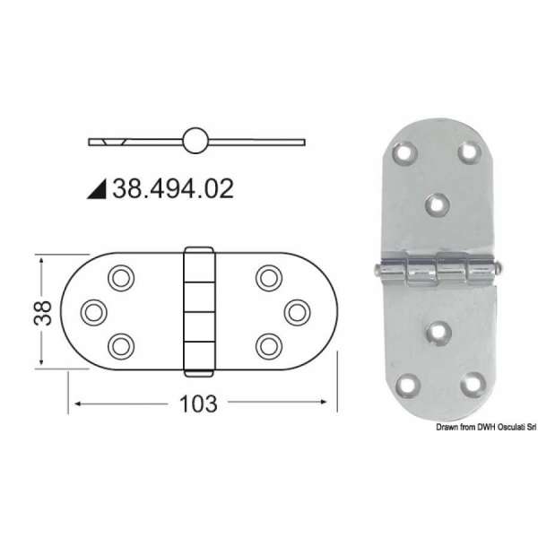 Cerniera 2 mm