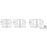 Cerniera 3 mm HEAVY DUTY