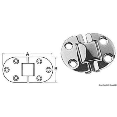 Cerniera a ribalta 2 mm