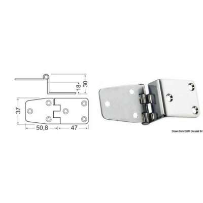 Cerniera a sbalzo 2 mm