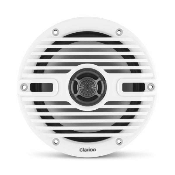 Clarion CMS 651 CWB altoparlanti coassiali nautici 165mm con griglie classiche bianche e nere