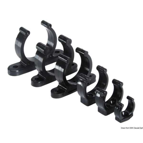 Clip in plastica fermaremi/fermamanici tipo pesante