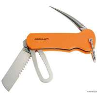 Coltello in acciaio inox con impugnatura in plastica per vela