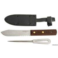 Coltello + punteruolo, fodero