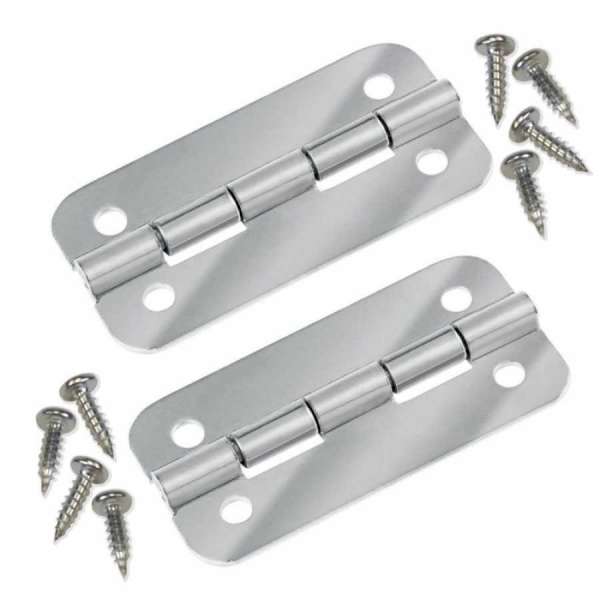Coppia cerniere ricambio INOX per coperchi Igloo