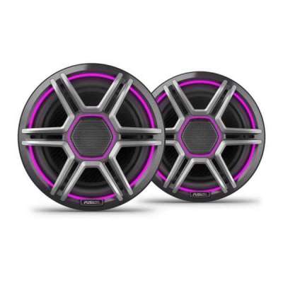 Coppia speaker Fusion Apollo da 7,7 pollici, grigi, LED