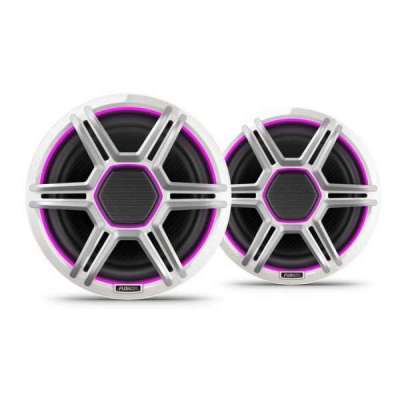 Coppia speaker Fusion Apollo da 8,8 pollici, bianchi, LED
