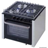 Cucina a gas con forno a snodo cardanico