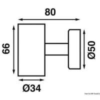 Faretto LED BATSYSTEM Tube, con presa USB (escluso 13.867.05)