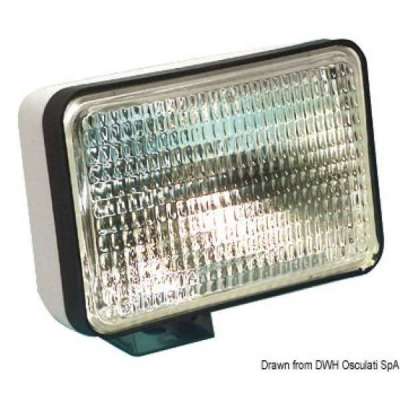 Faro impermeabile con bulbo ottico alogeno stagno Sealed Beam