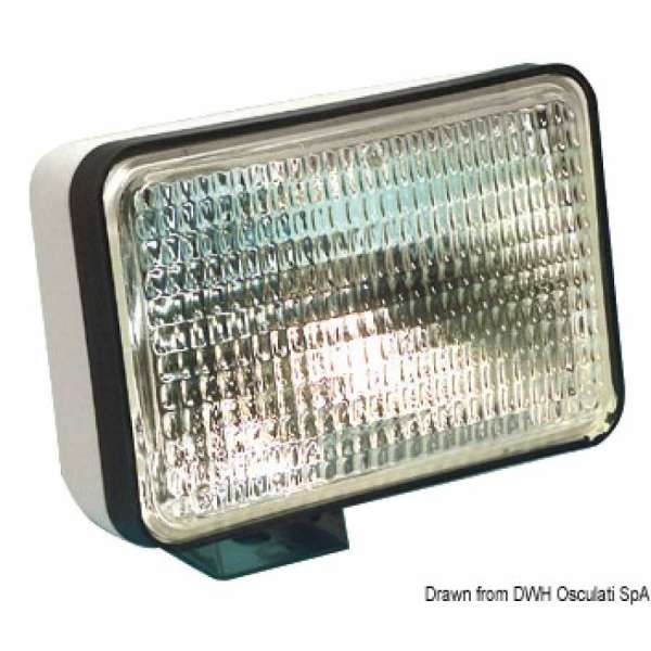 Faro impermeabile con bulbo ottico alogeno stagno Sealed Beam