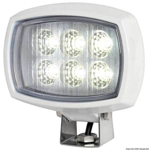 Faro LED HD 6x3W da roll-bar orientabile