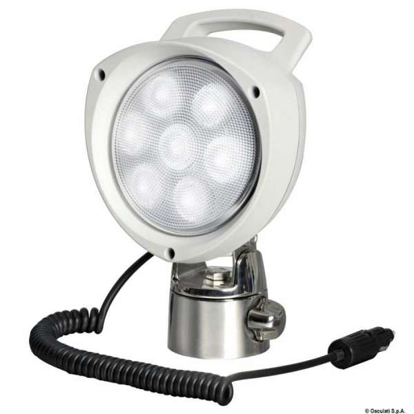 Faro portatile snodato sfilabile dalla base