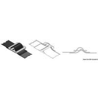 Fibbia inox a 3 passaggi in acciaio inox