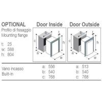 Frigo-freezer a compressore VitriFrigo C115i, unit&agrave; refrigerante interna