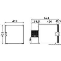 Frigorifero/congelatore a pozzetto ISOTHERM Cruise 40 Cubic da 40 l